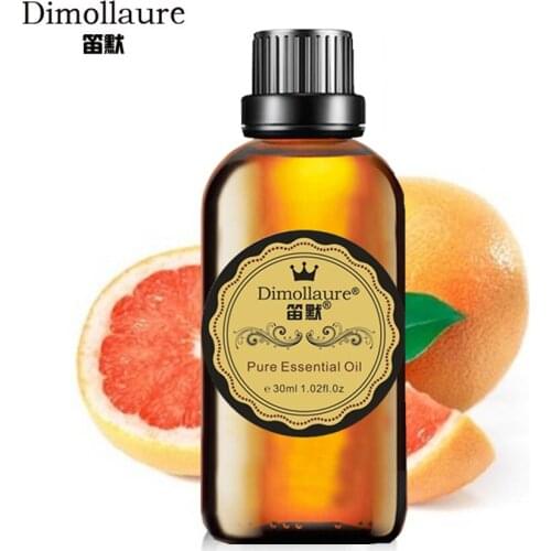 Dimollaure Grapefruit Essential Oil Aromatherapy Humidifier Fragrance Lamp Essential Oil Spa Skin Care Purifying Air Help Sleep