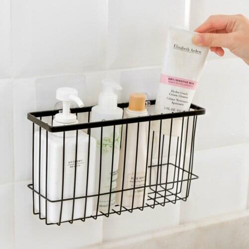 Bathroom Shower Shelf Aluminum Basket Organizer Wall Mounted Rack for Storage Shampoo Kitchen Sundries Storage Rack