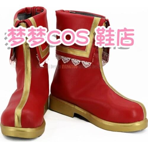 BanG Dream! Poppin'Party Toyama Kasumi Anime Characters Shoe Cosplay Shoes Boots Party Costume Prop