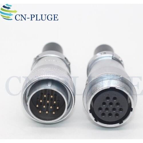 WEPI WS28 12pin male female Docking Waterproof Connector IP67 Industrial Power Connector Solar power connector 12 pin