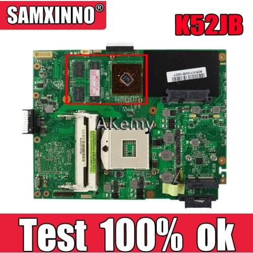 XinKaidi K52JB Laptop motherboard for ASUS K52JB K52JE K52JR K52JC K52JT K52J A52J X52J Test original mainboard K52JR REV2.0
