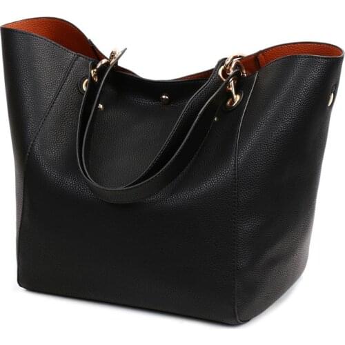 Luxury Leather Shoulder Bags for women 2019 Big Capacity Top-handle Totes Crossbody women Bag Large Purses and Handbags bolsa