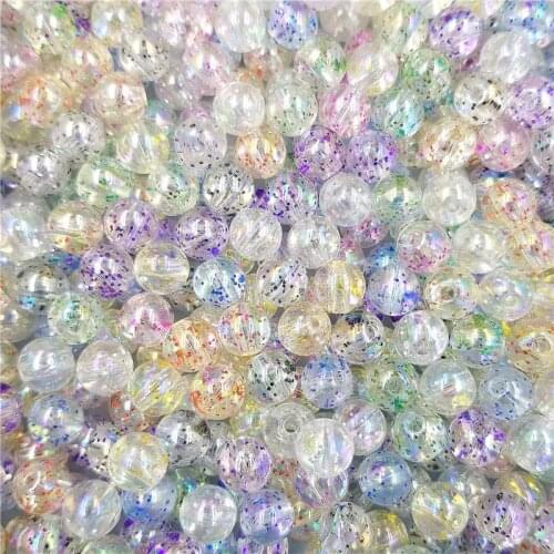 20Pcs 8mm Star Acrylic Dreamy Loose Beads DIY Jewelry Making Pendant Necklace Bracelet Wholesale