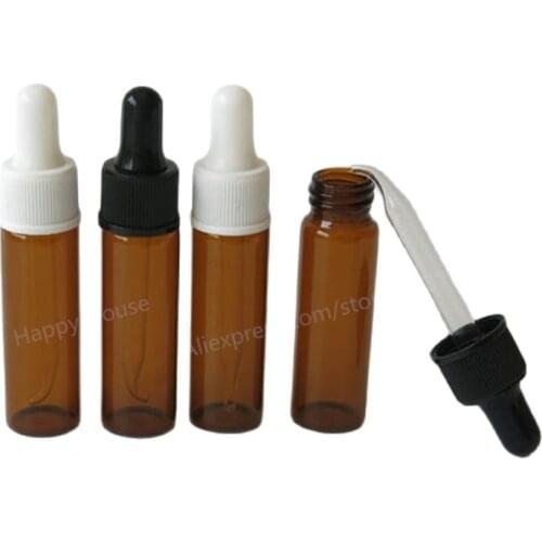 360 x 15ml Mini Amber Glass Dropper Bottle, 15cc Brown Pipette Dropper Vial,1/2oz Glass Sample Container