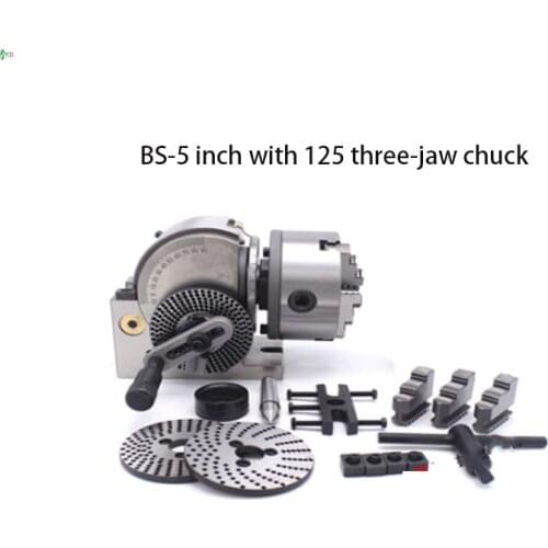 4 Inch Quick Small Simple Vertical Horizontal Manual Indexer Precision Indexing Head Universal Dividing Head