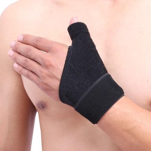 AOLIKES Thumb Bracers Finger Support Wristband Steel Spring Support Protect Hands Anti-sprain Protector Wrist Support