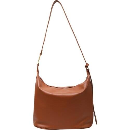 Designer Luxury Fashion Ladies Shoulder Bag Casual Cross-body Shoulder Bag Solid Color Ruched messenger Bag Soft Pu Tote Bag