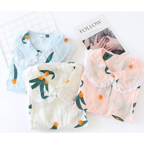 Fdfklak Long Sleeve Cotton Sleepwear Breast-Feeding Pijama Maternity Sleep Clothes Spring Autumn Pregnancy Maternity Pajamas