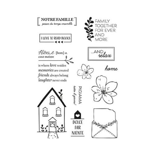 French Clear Stamp for Scrapbooking Transparent Silicone Rubber DIY Photo Album Decor 1118