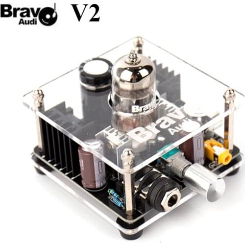Bravo Audio V2 ECC82 Tube Amp Upgrade Class A Multi-Hybrid Headphone Amplifier