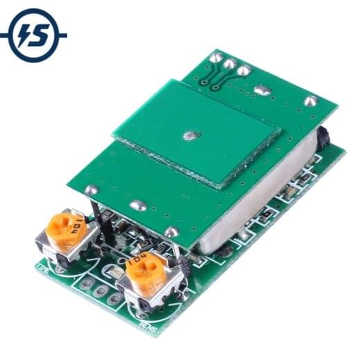 Microwave Radar Sensor Switch Module DC 5V 5.8G 5.8GHz ISM Waveband Sensing 12m HFS-DC06 No Interference