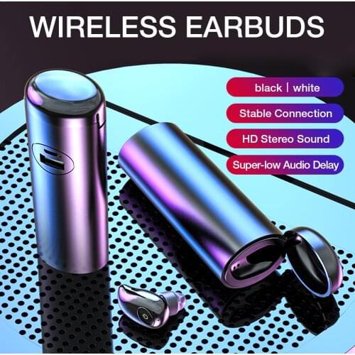 Mini Tws Headphone Wireless Bluetooth 5.0 Earphone HD Stereo Sound Headphones With Mic Charging Box Headset For Smart Phone