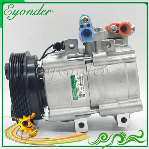 A/C AC Air Conditioning Compressor Cooling Pump PV6 for Hyundai SONATA Mk 3 EF 2.5 2.4 V6 9770139180 977013A470 9770126300