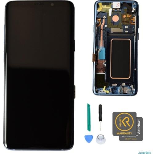 Original For Samsung s9 g960 S9 plus G965 LCD Display Digitizer Touch Screen With Frame Assembly Replacement