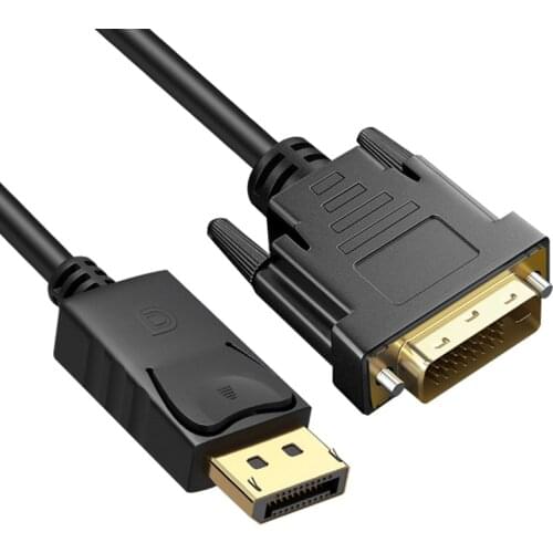 DP Display-port Displayport to DVI cable 1.8M DP to DVI adapter cable converter Displayport in to DVI out for HP Dell Asus