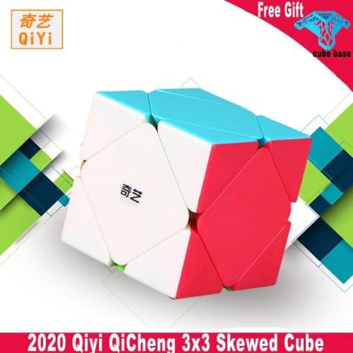 Qiyi QiCheng 3x3x3 Speed Magic Cube Skewed Speed Cube QICHENG 3x3 Skew Puzzle Magic cubo Toy qiyi 3x3 professional Skew cube