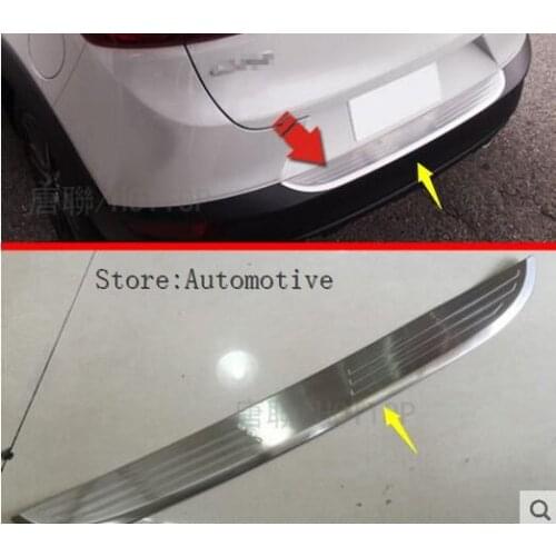 Car Styling Outside Stainless Steel Rear Bumper For Mazda CX-3 CX3 2016 2017 2018 Trunk Sill Scuff Protector Accessories
