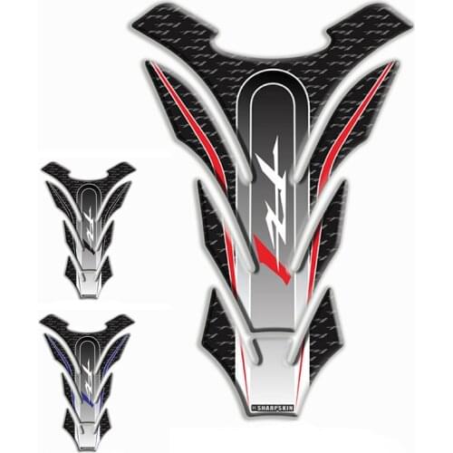For YAMAHA FZ1 fz1 3D Motorcycle Reflective Fuel Tank Pad Protective Stickers Decals Pair FZ1 With LOGO Accessories High Quality