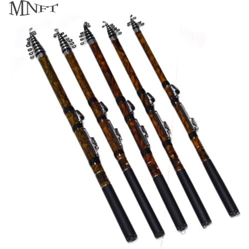 MNFT 1.8/2.1/2.4/2.7/3M Rock Hard Fishing Rod Fiberglass Fiber Telescopic Lightweight Reservoir Pond Spinning Rod Fishing Rod
