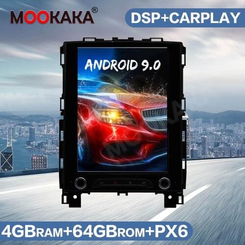 Tesla Style Android 9.0 4G 64GB Car GPS Navigation Radio For Renault Megane 4 Koleos 2016-2019 Audio Multimedia Player Head Unit