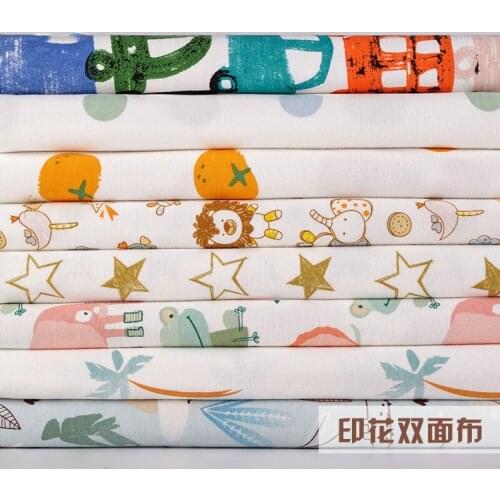 100% Cotton Fabric for Clothes Baby Dresses Sewing Bed Sheet Baby Crib Pillow Cover DIY Sewing Fabrics 50x180cm