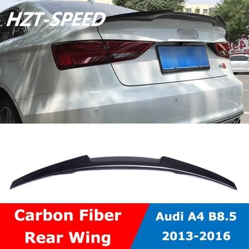 A4 B8.5 M4 Type Carbon Fiber Rear Wing Spoiler For Audi A4 B8.5 Car Styling 2013-2016