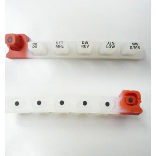 10X Keypad Rubber Button for YEASU FT-1807 FT-1802 Vehicle Radio