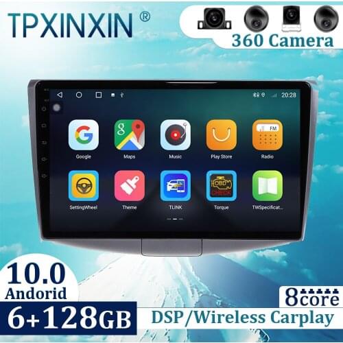 6+128GB For Volkswagen Magotan CC 2010-2016 Android 10 Carplay Radio Player Car GPS Navigation Head Unit Car Radio with Screen