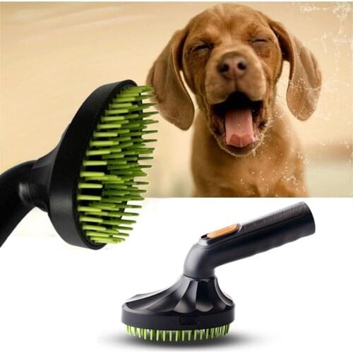 AD-Cat Dog Pet Massage Vacuum Cleaner Dust Fur Vac Remover Hoover Care Hair Brush Nozzle