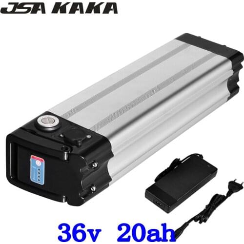 36V 1000W ebike Battery 36v 20ah use for LG cell Lithium ion Battery Silver Fish e bike Lithium Battery With 42V 2A Charger