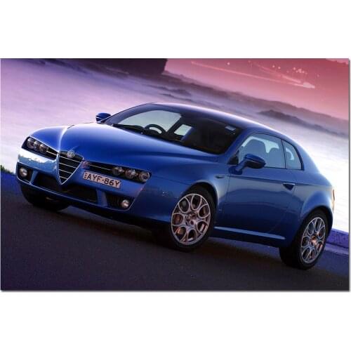 Alfa Romeo Brera Car Wallpaper Decorative Posters and Prints Canvas Wall Art Modern Painting for Home Decor