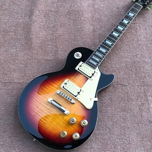 Free shipping, tiger flame guitar，Electric guitar，rosewood fingerboard