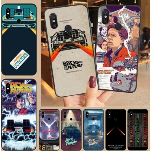 Back to Future DeLorean Time Machine Phone Case For Xiaomi Mi A1 A2 5 6 6PLUS 8 9 SE Lite MIX 2 2S MAX 2 3 Pocophone F1