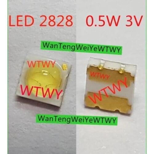 For SHARP LED TV Application LCD Backlight for TV LED Backlight DOUBLE CHIPS 0.5W 3V 2828 Cool white