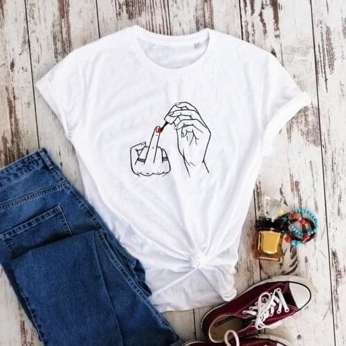 Feminist T-shirt, Feminism Shirt, Nail Polish T-shirt, Gift for Girl, Gift for Best Friend Plus Size