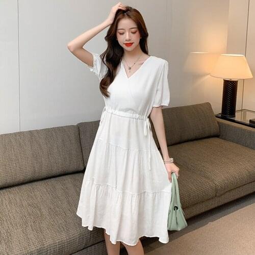 GUUZYUVIZ White Summer Dresses