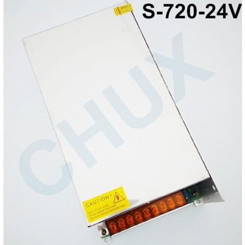 Switching Power Supply 720W DC 24V 30A 110 or 220V AC to DC 24V SMPS For LED Strip Display Light CNC CCTV free shipping