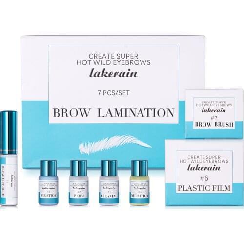 7PCS Keratin Brow Lamination Kit Eyebrow Lift Perming Professional Salon Eyelash & Brow Extension Semi-permanent Styling Makeup