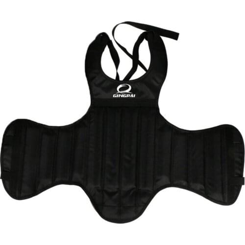 Wushu Sanda Chest Guard Taekwondo Chest Protector Breast Pad Armor Waist Guard