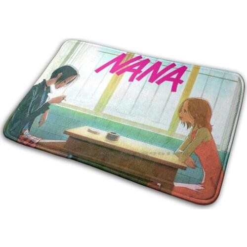 Nana Ai Yazawa Mat Rug Carpet Anti-Slip Bedroom Entrance Door Mat Nana Manga Anime Osaki Komatsu Strawberry Nobu Shin Yasu Ren