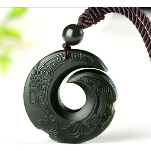 Natural He tian Jade Lucky Jade Pendant Jewelry Lucky Exorcise evil spirits Auspicious Safety Amulet Jade Pendant Fine Jewelry