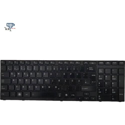New Germany Language For Toshiba Satellite P755 P770 P775 P750 P750D Backlit Laptop Keyboard NSK-TQ3B