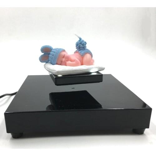 Novelty Magnetic Levitation Display Stand Jewelry Watch Floating Rotating showcase for 200g object Promotion display