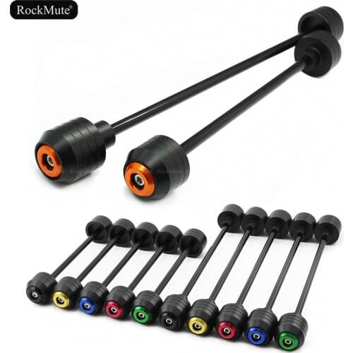 Front Rear Axle Wheel Fork Sliders For KTM 690 Duke 2012 2013 2014 Motorcycle Crash Protector Drop Falling Protection