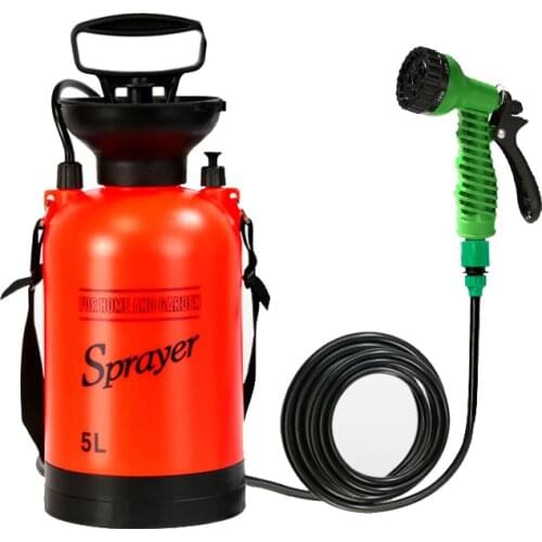 5L sprayer household garden spray irrigation and disinfection equipment travel portable shower equipment X-045