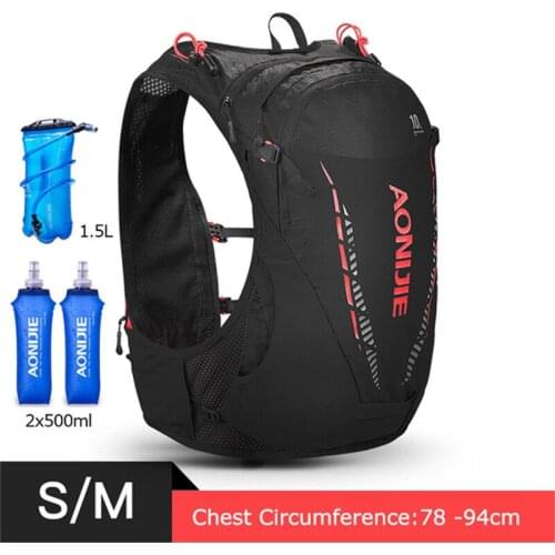 AONIJIE Lightweight 10L Hydration Backpack Pack Rucksack Bag Water Bladder Hiking Running Marathon Race Cycling Backpack C948