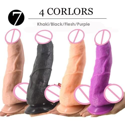 Super Huge And Soft Dildo Suction Cup Realistic Glans Penis Adult Toys For Women Couples Sex Clearance Insert Vagina Anal Plug