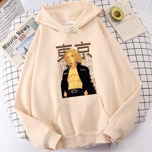 Hoody Tokyo Revengers Japan Anime Mens Hoodies Street Korean Men Casual Sweatshirts Long Sleeve Hip Hop Pullover Rock Clothes