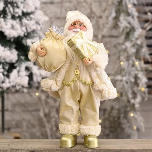 Christmas Tree Ornament New Year Home Decoration Natal Kids Gift Doll New Year Decoration Santa Claus Doll Large