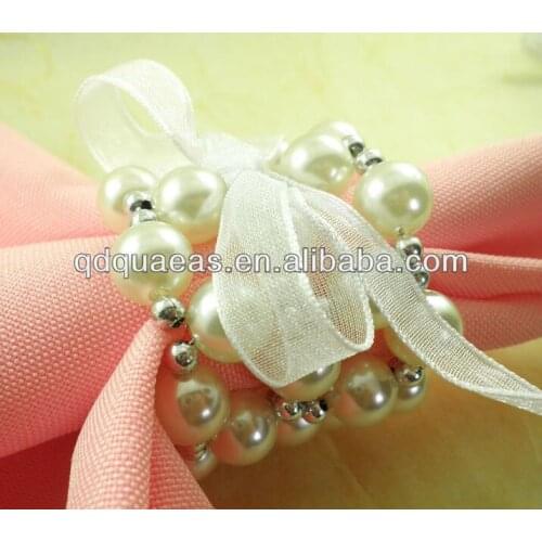 Pearl acrylic napkin ring